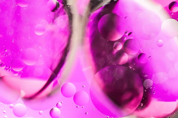 Mieszanie wody i oleju, piękny kolor w oparciu o okręgi i elipsy streszczenie tło — Zdjęcie stockowe