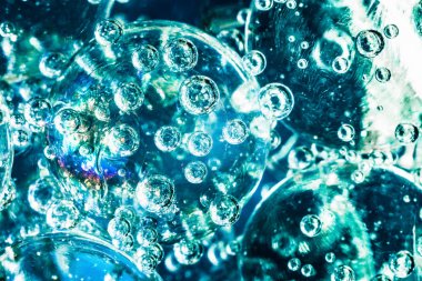 cam topları ve kabarcıkları dayalı bulanık arka plan 