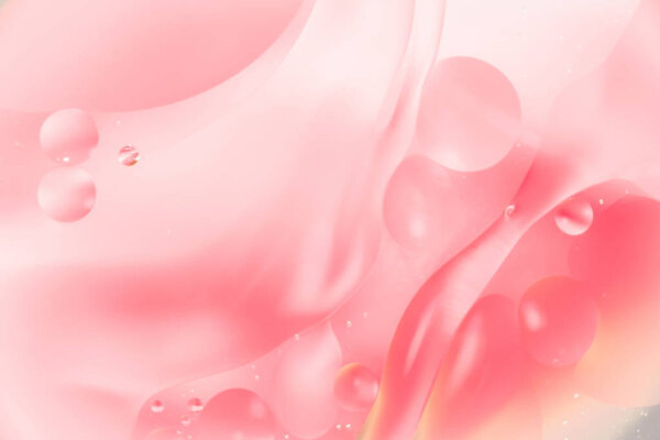 смешать воду и масло, цветной фон с мягким обезглавливанием, макроабстрактный
