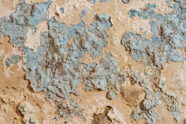 kabartma doku eski antika duvar, imha ve sıva, peeling tabaka tabaka zarar