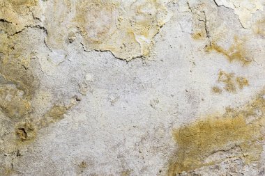 kabartma doku eski antika duvar, imha ve sıva, peeling tabaka tabaka zarar