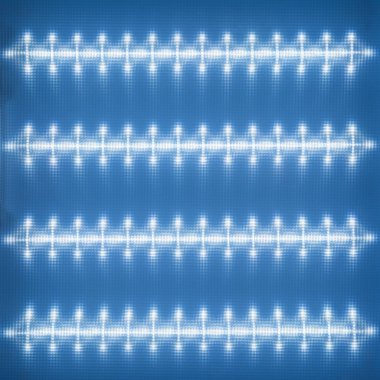 deflecto yüzey difüzör, tavan armatürü, Led ışık izi dokusu