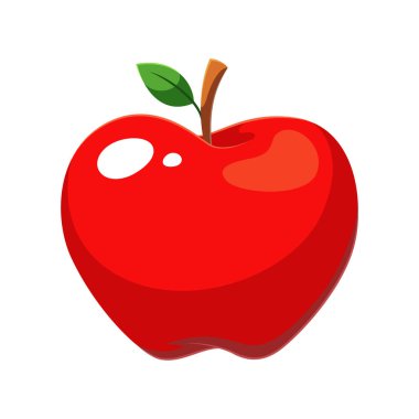 Apple meyve vektör illüstrasyonu