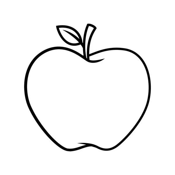 Apfelfruchtvektor — Stockvektor