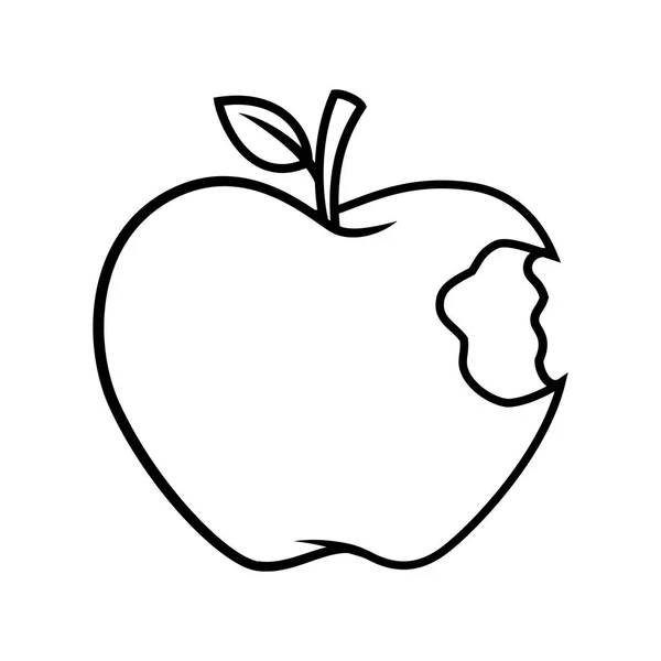 Apple Frukt Vektor — Stock vektor
