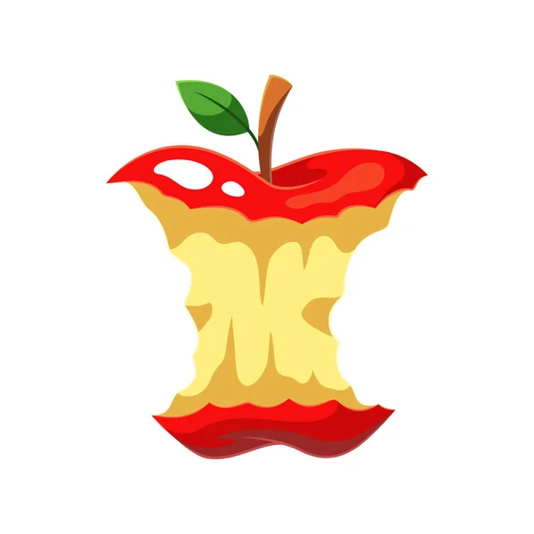 Ilustração Vetor Fruta Apple —  Vetores de Stock