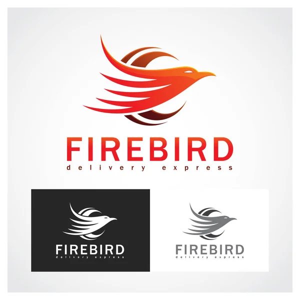Bird Symbol Logo Template — Stock Vector