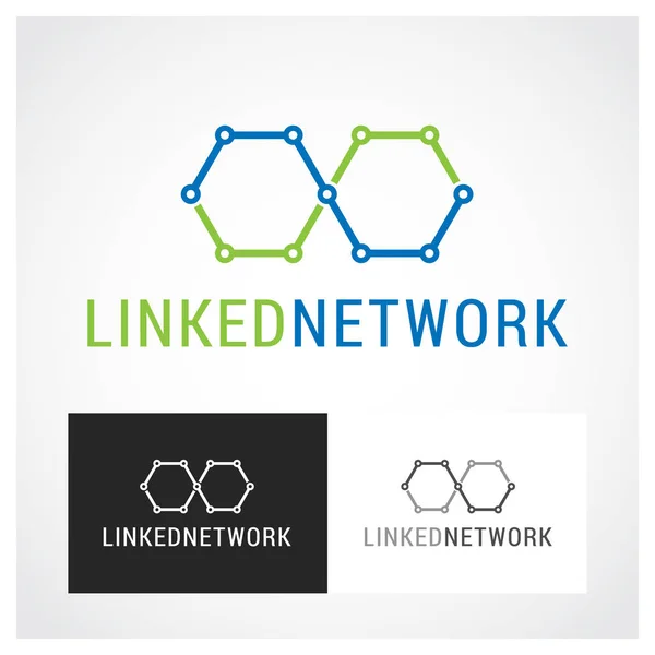 Network Symbol Logo Template — Stock Vector