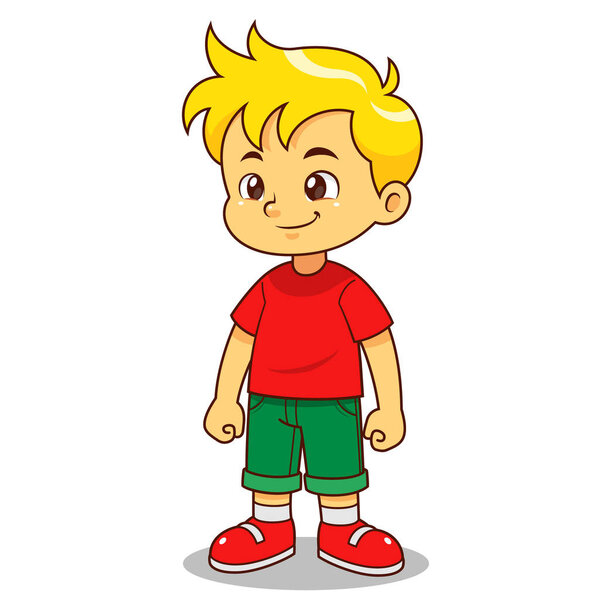 Векторная иллюстрация мальчика

