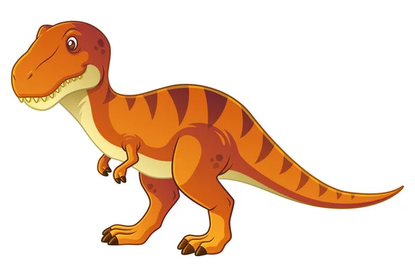 Εικονογράφηση Κινουμένων Σχεδίων Tyrannosaurus Rex — Διανυσματικό Αρχείο