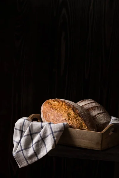 Házi teljes kiőrlésű kenyér — Stock Fotó