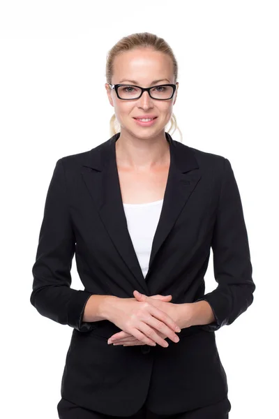 Portrait of beautiful young businesswoman in business attire. — Stock Photo, Image