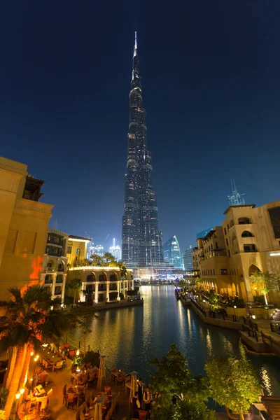 Бурдж Халіфа, найвищий хмарочос світів, Дубай, Об'єднані Арабські Емірати. — стокове фото