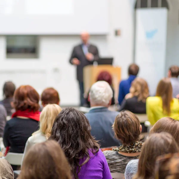 Audience in the lecture hall. — Stock Photo, Image