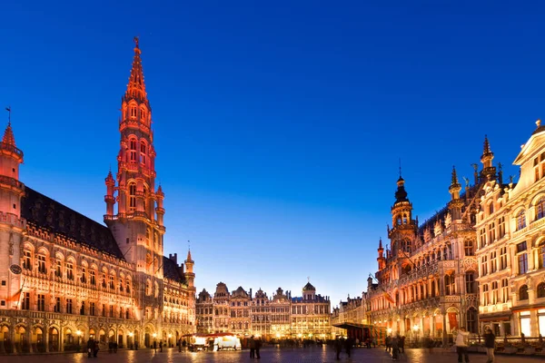 Grote markt, Brüksel, Belçika, Avrupa. — Stok fotoğraf