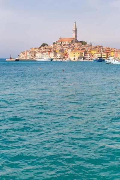 Vista panorámica del casco antiguo de Rovinj, Croacia . —  Fotos de Stock