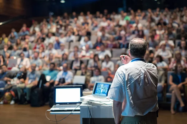 Intervento pubblico al Business Event. — Foto Stock