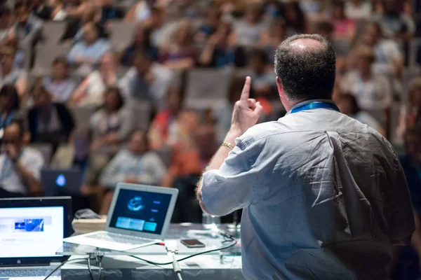 Öppet föredrag på Business Event. — Stockfoto