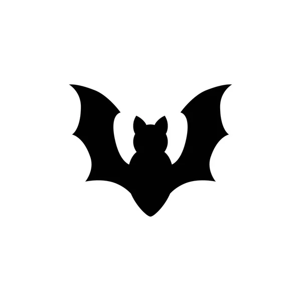 Icône chauve-souris plat — Image vectorielle