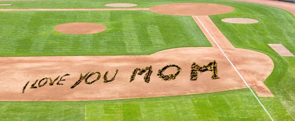 Mothers Day in Baseball Stadium