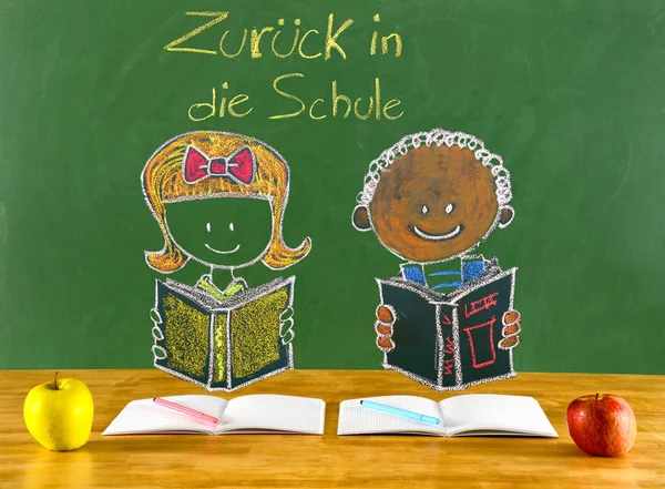 Back to school in German language