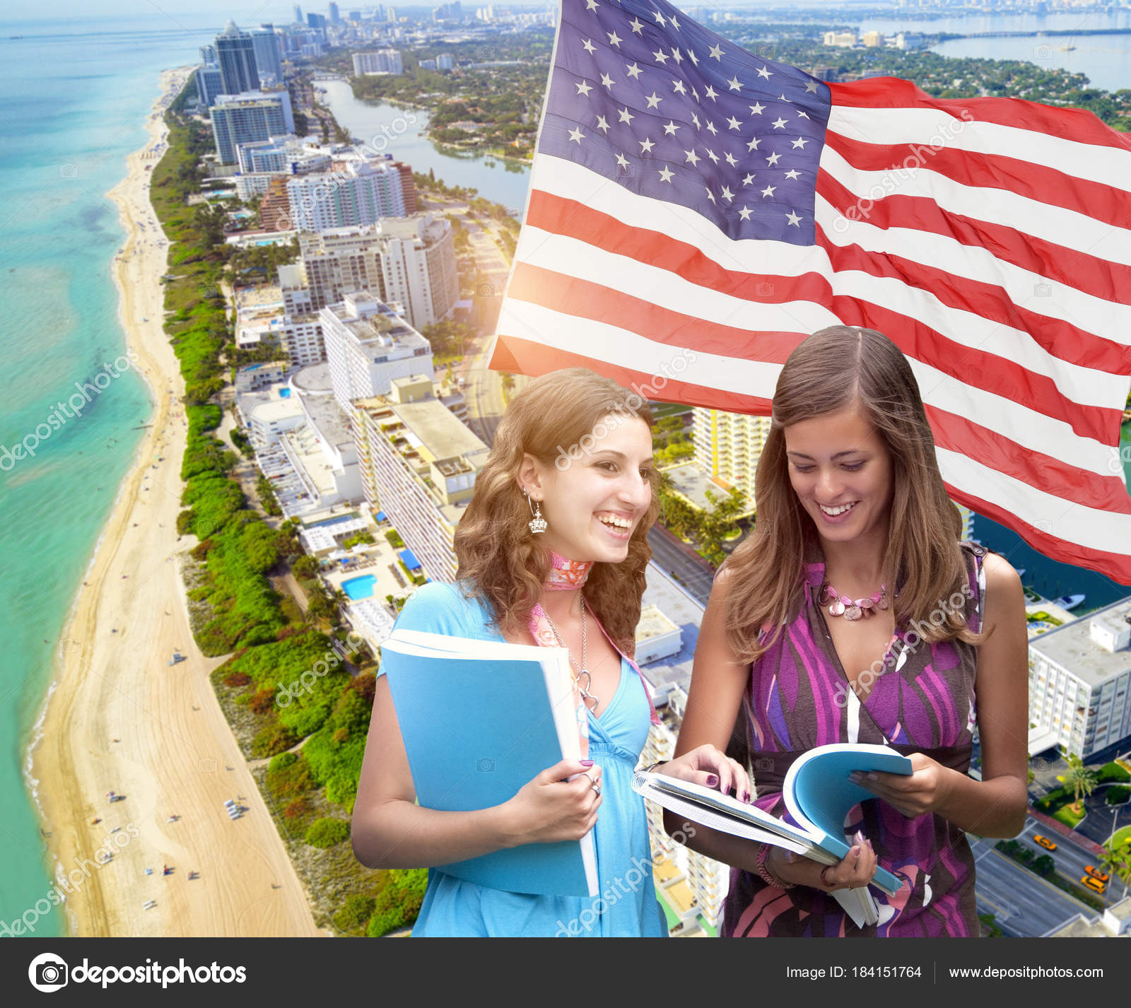 Study Trip Young Adults Miami Florida Stock Photo By C Katy Study Trip Young Adults Miami Florida Stock Photo By C Katy