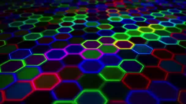 Looped Hexagon Hi - Technique Fond visuel pour différents projets 