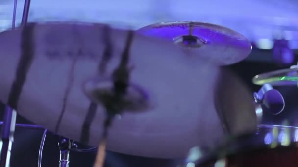 Drummer Footage Различных Проектов — стоковое видео