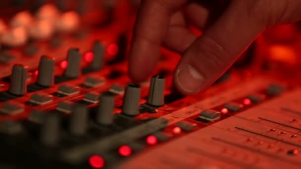 Audio Control Desk Images Pour Différents Projets Détail Studio — Video