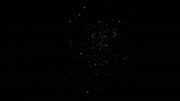 Realisztikus Csillámpor Fröccsenés Projektek Használja Keverési Módot Képernyő Akkor Gyorsítsa — Stock videók