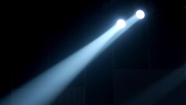 Döngülü Sahne Işıkları Farklı Projeler Için Flaş Flaş Flaşlı Duvar — Stok video