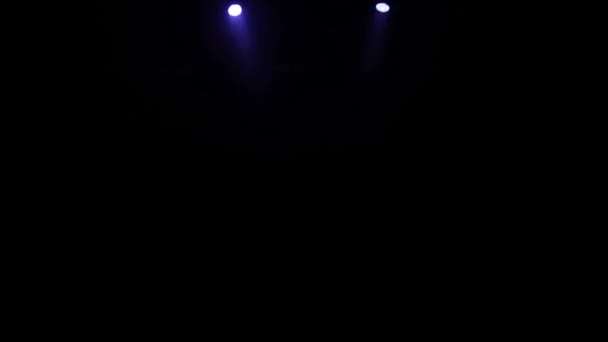 Looped Stage Lights Промінь Блимає Strobe Настінний Концерт Вечірка Диско — стокове відео