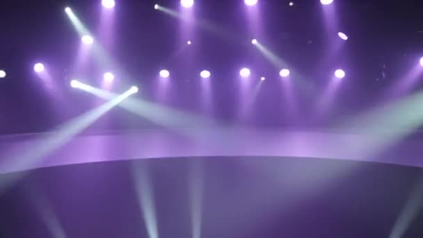 Looped Stage Lights Δέσμη Αναβοσβήνει Strobe Τοίχο Συναυλία Κόμμα Disco — Αρχείο Βίντεο