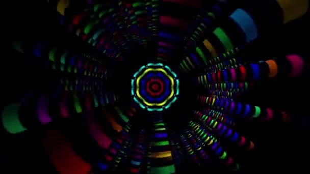 Looped Abstract Laser Dansende Achtergrond Voor Feesten Disco Led Schermen — Stockvideo