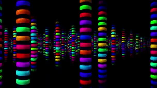 Looped Абстрактний Лазерний Танцювальний Фон Ваших Вечірок Дискотек Світлодіодних Екранів — стокове відео
