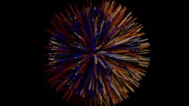 Yaratıcı soyut parçacıkların uzayı animasyonu. Satır arkaplanı, başlıklı ekranlar için Vj döngü hareketi grafiği, vj haritalama, performans, sunum, TV programı, konserler ve başlıklar. DJ disko partisi festivali.