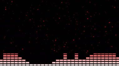 Ses Equalizer çubukları ses dalgaları tasarlar, konser, parti, gece kulübü, TV şovu, müzik festivali, dj, başlık, dvd, vj haritalama için disko grafik hareket arkaplanı oluşturur. Öndeki ekranlarda çok güzel görünüyor..