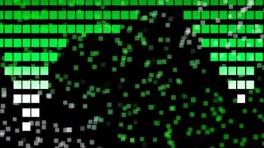 Ses Equalizer çubukları ses dalgaları tasarlar, konser, parti, gece kulübü, TV şovu, müzik festivali, dj, başlık, dvd, vj haritalama için disko grafik hareket arkaplanı oluşturur. Öndeki ekranlarda çok güzel görünüyor..