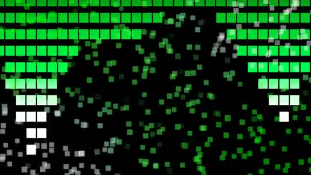 Audio Equalizer bars design ondes sonores animées fond de mouvement graphique disco pour concert, fête, boîte de nuit, émission de télévision, festival de musique, DJ, titre, DVD, vj mapping. Très belle recherche sur les écrans LED .