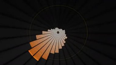 Ses Equalizer çubukları ses dalgaları tasarlar, konser, parti, gece kulübü, TV şovu, müzik festivali, dj, başlık, dvd, vj haritalama için disko grafik hareket arkaplanı oluşturur. Öndeki ekranlarda çok güzel görünüyor..