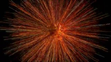 Yaratıcı soyut parçacıkların uzayı animasyonu. Satır arkaplanı, başlıklı ekranlar için Vj döngü hareketi grafiği, vj haritalama, performans, sunum, TV programı, konserler ve başlıklar. DJ disko partisi festivali.