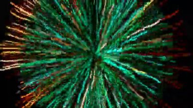 Yaratıcı soyut parçacıkların uzayı animasyonu. Satır arkaplanı, başlıklı ekranlar için Vj döngü hareketi grafiği, vj haritalama, performans, sunum, TV programı, konserler ve başlıklar. DJ disko partisi festivali.