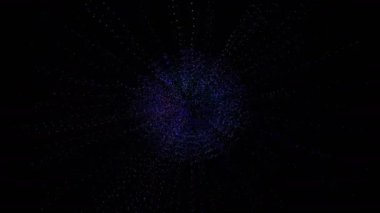 Yaratıcı soyut parçacıkların uzayı animasyonu. Satır arkaplanı, başlıklı ekranlar için Vj döngü hareketi grafiği, vj haritalama, performans, sunum, TV programı, konserler ve başlıklar. DJ disko partisi festivali.