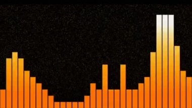 Ses Equalizer çubukları ses dalgaları tasarlar, konser, parti, gece kulübü, TV şovu, müzik festivali, dj, başlık, dvd, vj haritalama için disko grafik hareket arkaplanı oluşturur. Öndeki ekranlarda çok güzel görünüyor..