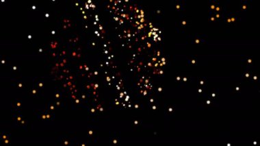 Yaratıcı soyut parçacıkların uzayı animasyonu. Satır arkaplanı, başlıklı ekranlar için Vj döngü hareketi grafiği, vj haritalama, performans, sunum, TV programı, konserler ve başlıklar. DJ disko partisi festivali.