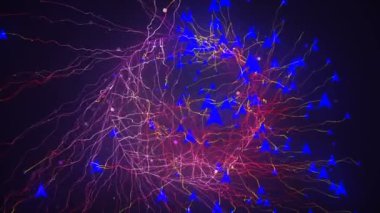 Yaratıcı soyut parçacıkların uzayı animasyonu. Satır arkaplanı, başlıklı ekranlar için Vj döngü hareketi grafiği, vj haritalama, performans, sunum, TV programı, konserler ve başlıklar. DJ disko partisi festivali.