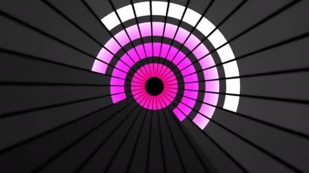 Animación Del Espacio Partículas Abstractas Creativas Fondo Líneas Gráfico Movimiento — Vídeo de stock