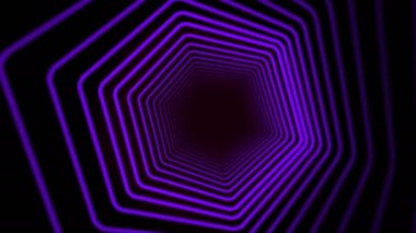 Farklı projeler için soyut Hi Tech geometrik modern tünel arkaplanı.