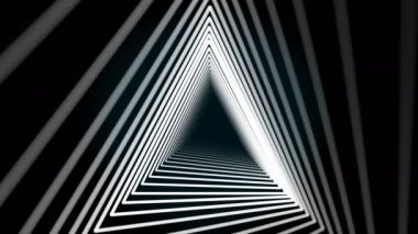 Farklı projeler için soyut Hi Tech geometrik modern tünel arkaplanı.