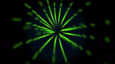 Farklı projeler için soyut Hi Tech geometrik modern tünel arkaplanı.